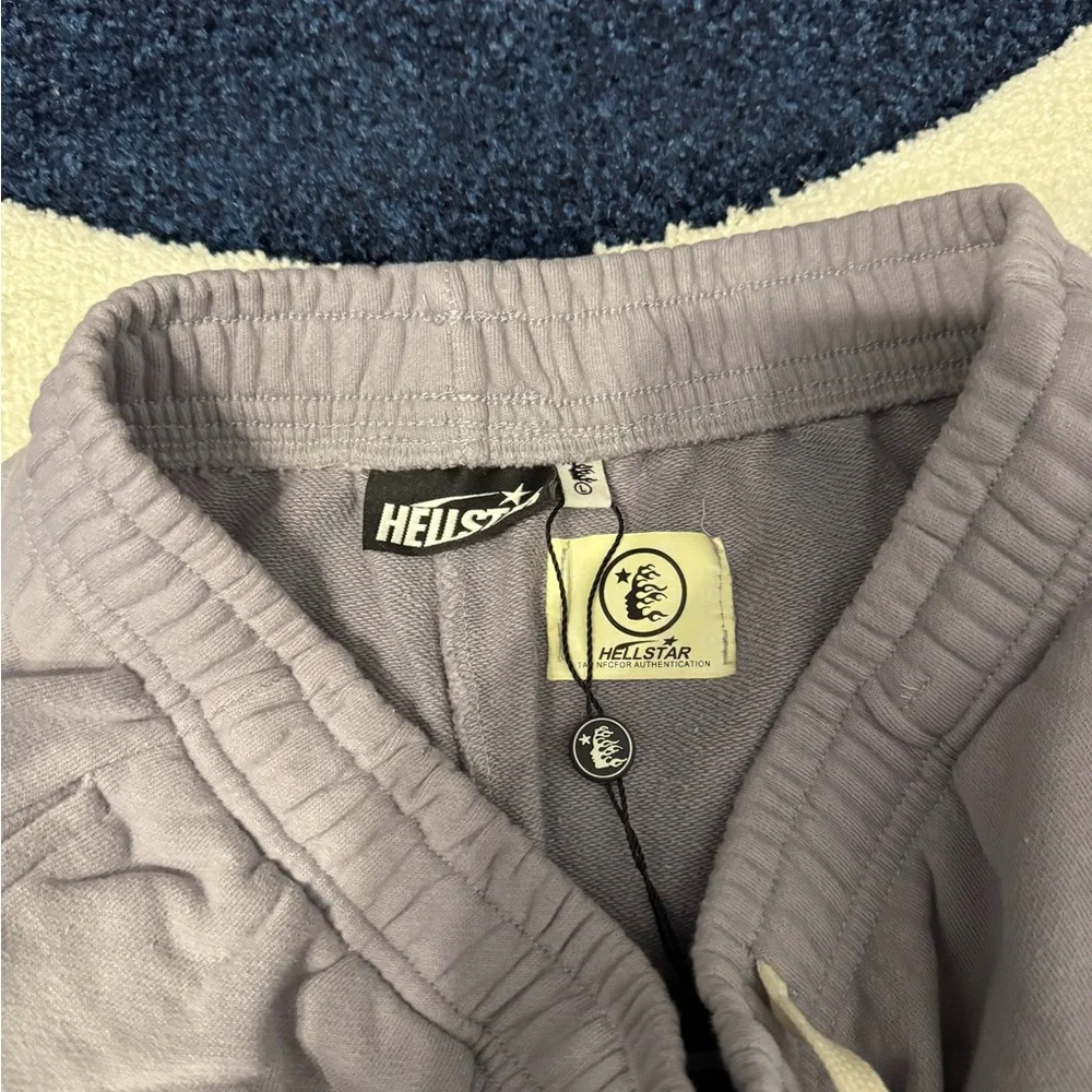 Hellstar Gray Flames Sweatpants Mens Size Large